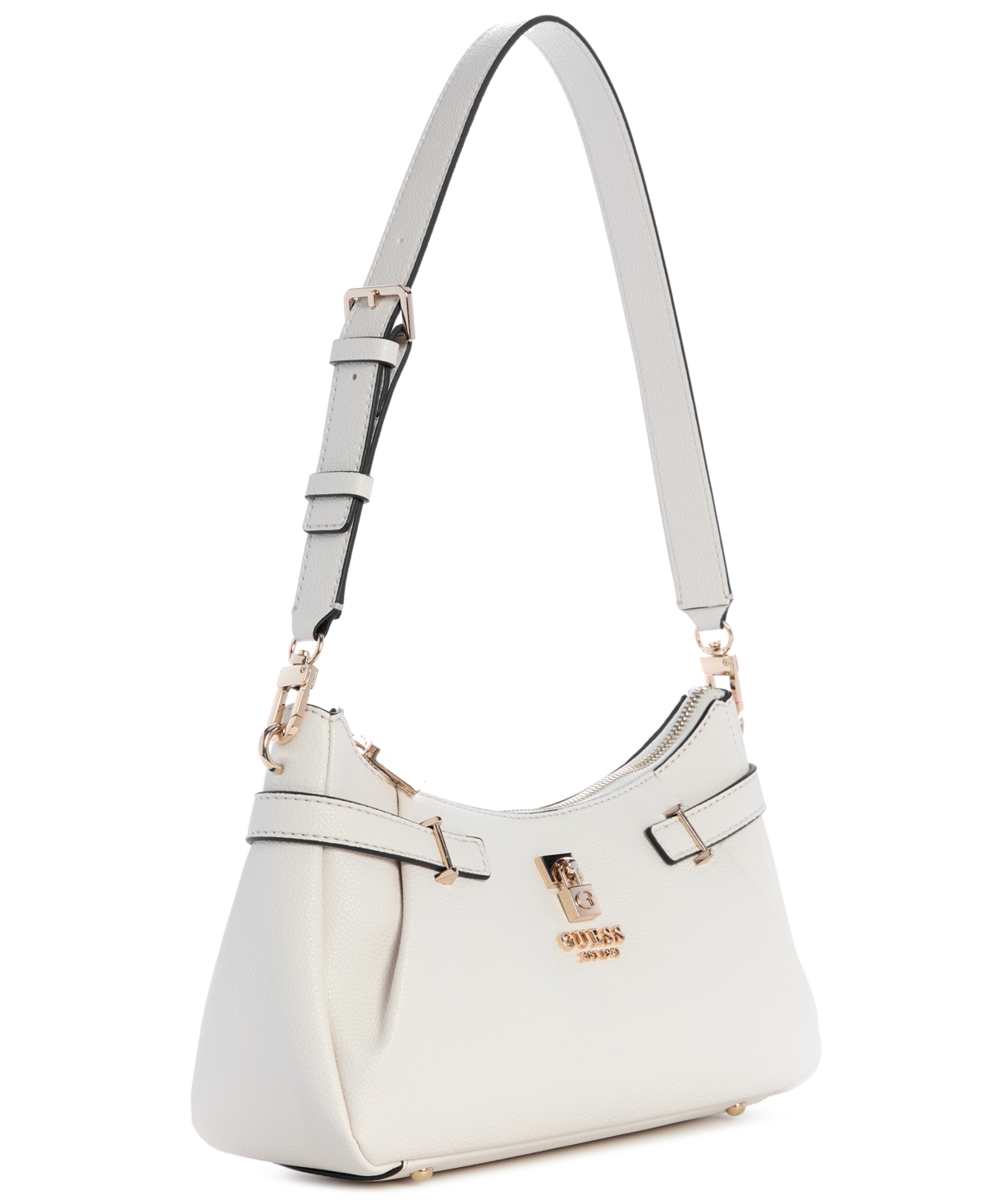Guess Yesba Adjustable Large Shoulder Bag In Neutral