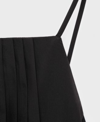 Women's Pleated Combined Top