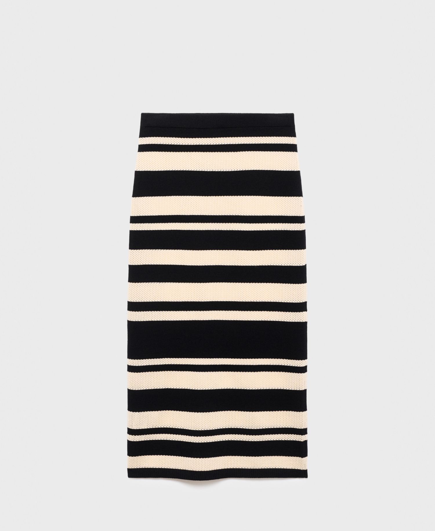 Women's Stripes Knitted Midi Skirt