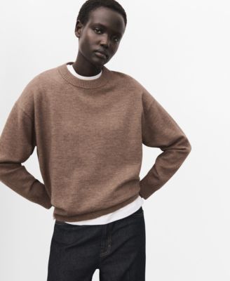 Women's Ribbed Trim Oversized Sweater