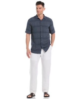 Men's Broken Stripe Print Short-Sleeve Shirt