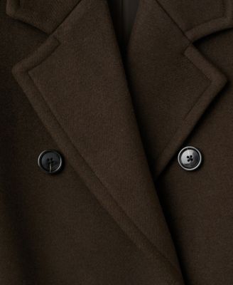 Women's Double-Breasted Wool Coat