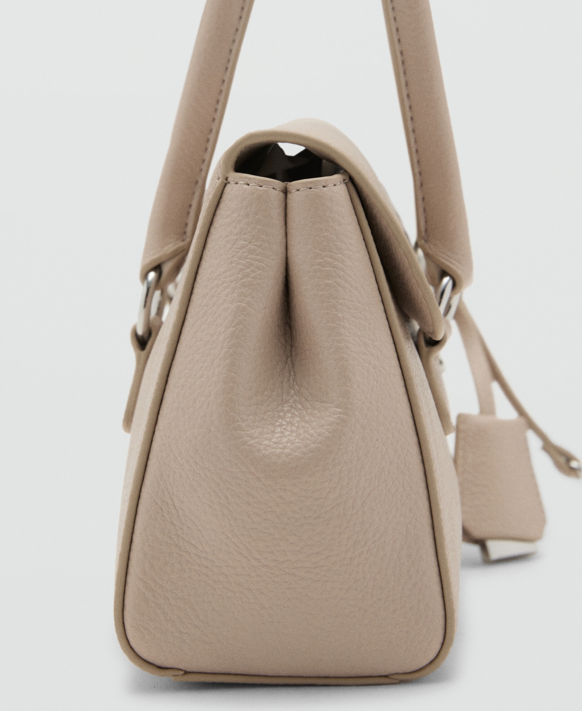 Mango Women's City Flap Shoulder Bag In Neutral