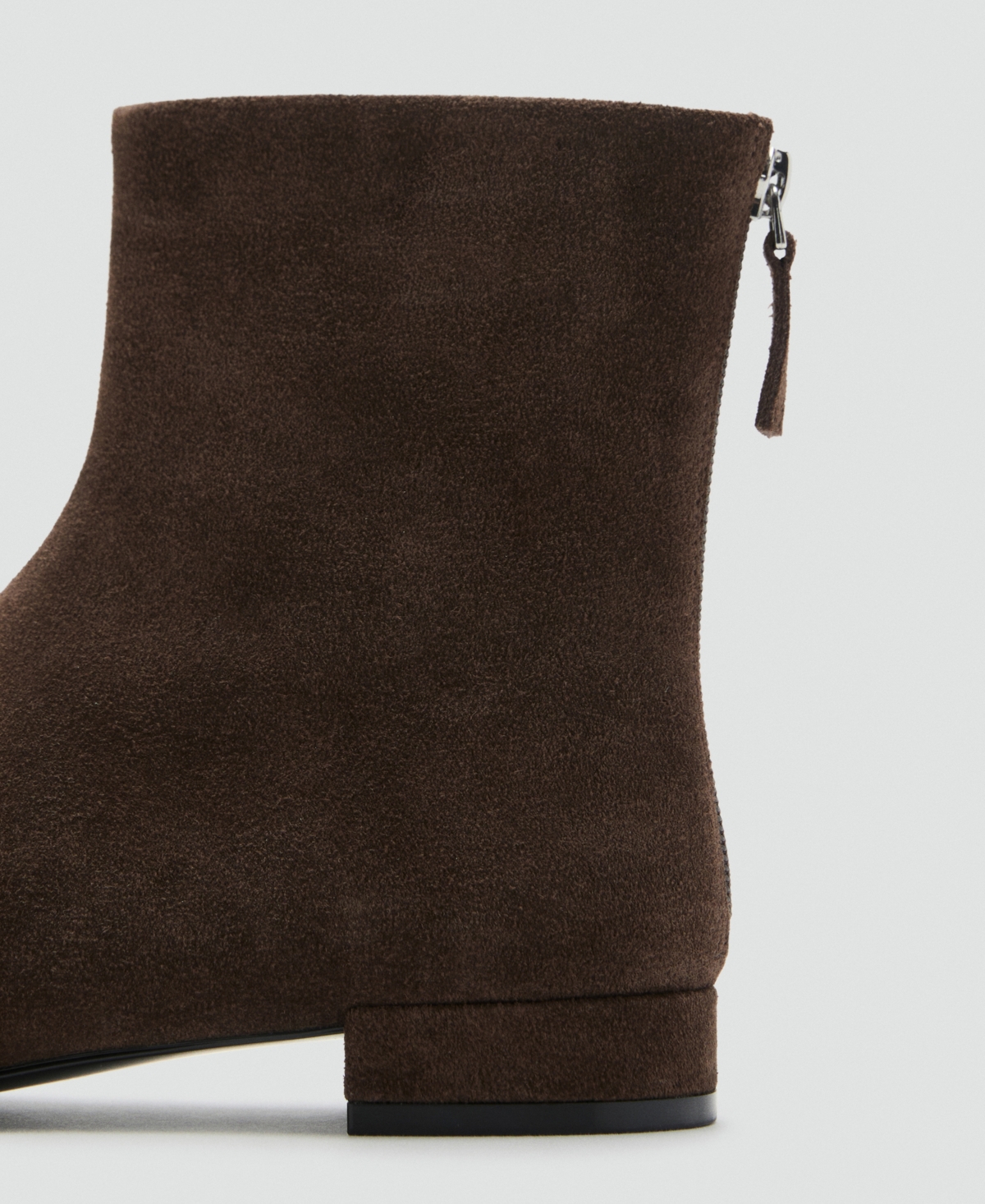 Mango Women's Suede Leather Ankle Boots