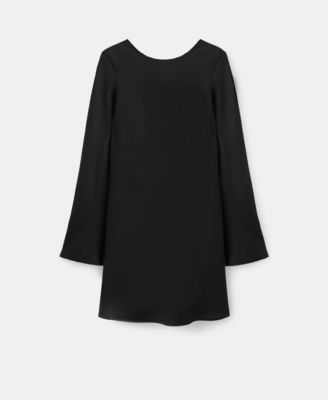 Women's Back Opening Linen Dress