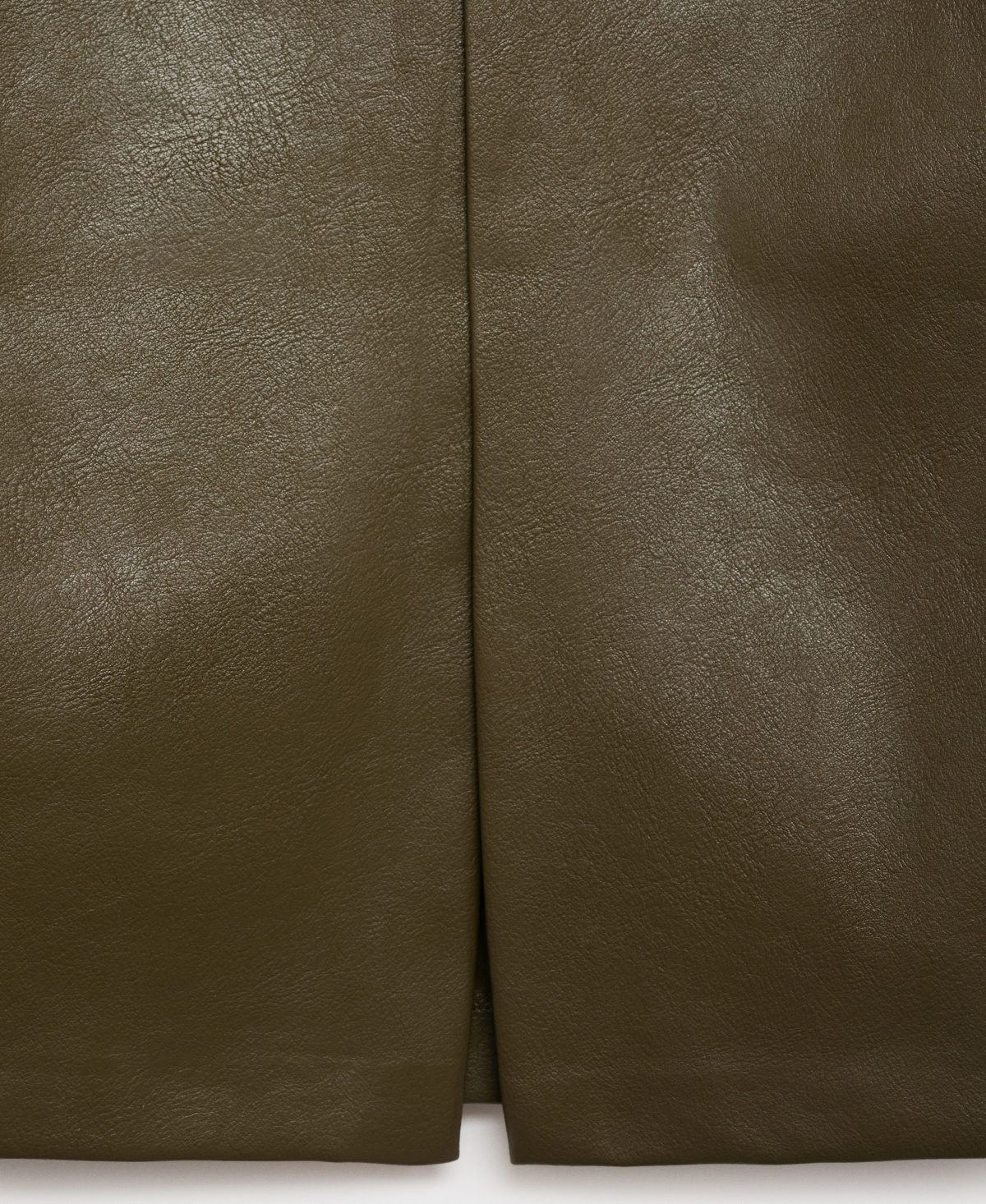 Mango Women's Faux-Leather Pencil Skirt