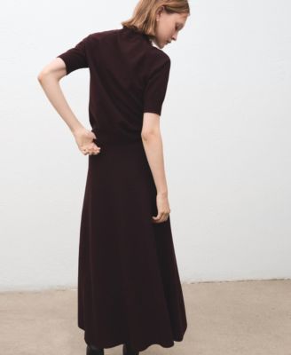 Women's Short-Sleeved Wool-Blend Sweater