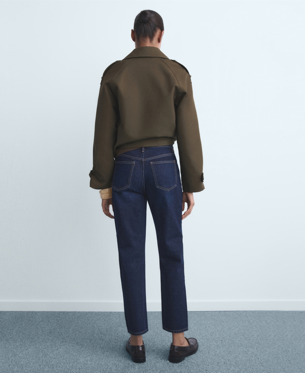 Mango Women's Mom2000 High-rise Jeans In Blue