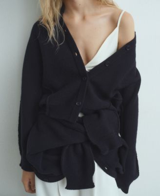 Women's Buttons Straight-Fit Cardigan