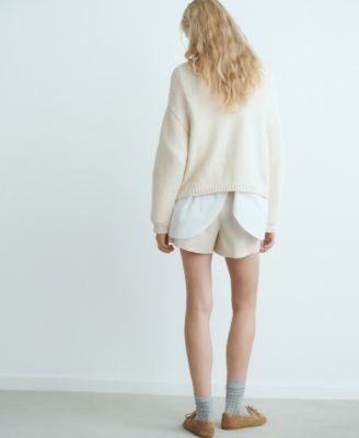 Women's Oversized Cable-Knit Sweater