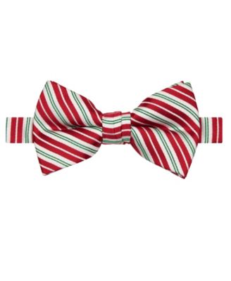 Hallmark Holiday Traditions - Men's Candy Cane Slim Bow Tie