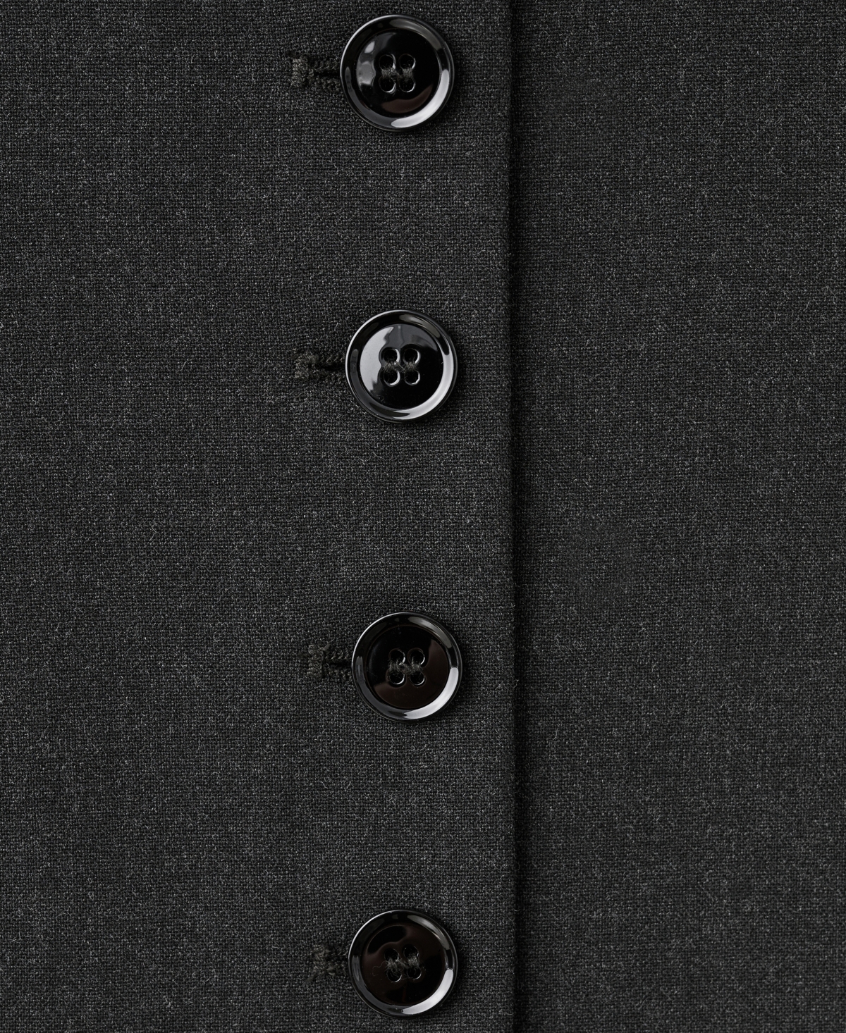 Mango Round Neck Waistcoat Co-ord In Black