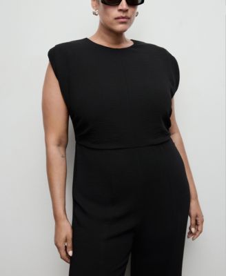 Women's Ruched Long Jumpsuit