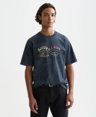 Men's Front Artwork Relaxed-Fit T-Shirt