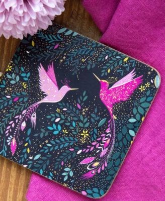 Sara Miller India Mug and Coaster 8-Pc. Set, Service for 4