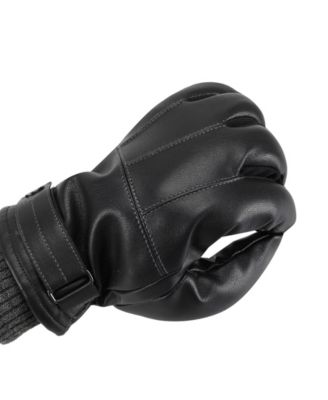 Men's SleekHeat Touchscreen Rib Knit Cuff Gloves