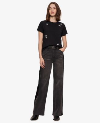 Women's Embellished Short-Sleeve T-Shirt