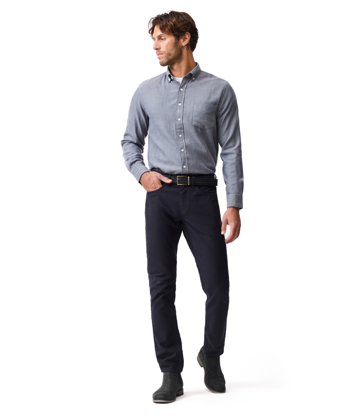 Rodd & Gunn Barrhill Sports Fit Button-down Shirt In Gray