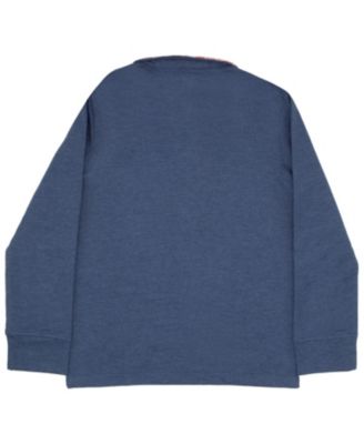 Big Boys Quarter-Zip Long Sleeve Knit Shirt