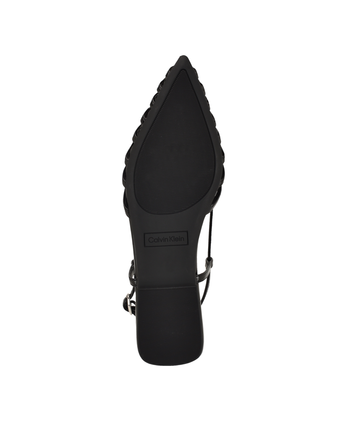 Calvin Klein Glessia Slingback Flat In Black
