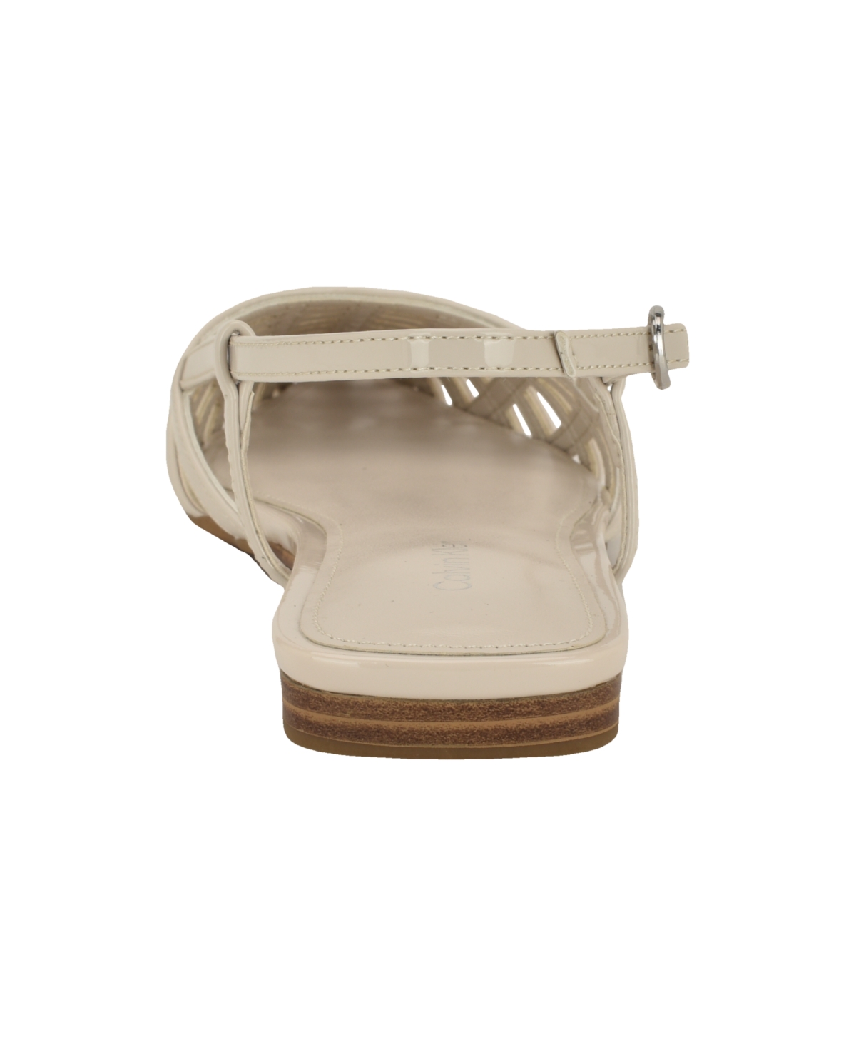 Calvin Klein Glessia Slingback Flat In White