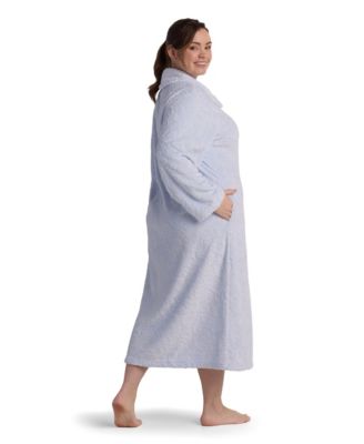 Women's Long-Sleeve Solid Robe