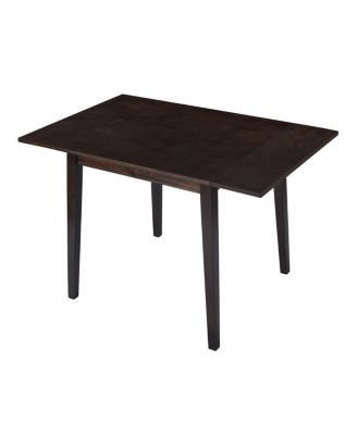 5-Piece Drop Leaf Dining Table Set with 4 Upholstered Chairs, Space-Saving Kitchen Table Set for Small Apartments-