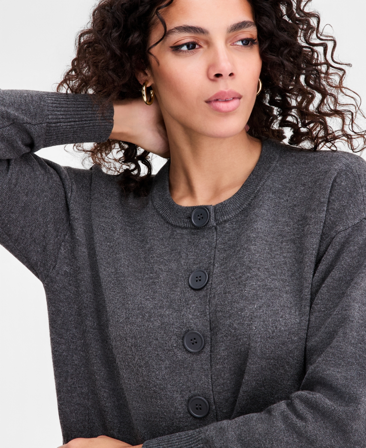 Bar Iii Women's Crewneck Cardigan, Macy's Exclusive