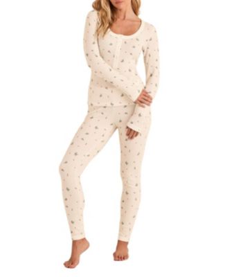 Women's Kathy Waffle Pajama Set