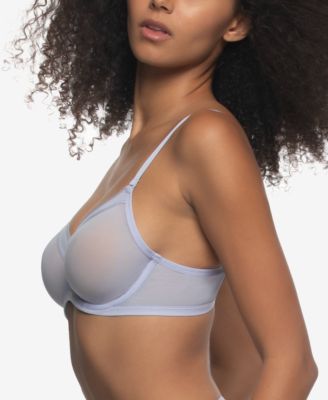 Women's Ethereal Sheer Mesh Unlined Underwire Bra