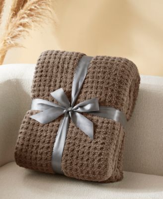 Rowan Waffle Knit Chenille Throw, 50" x 60"