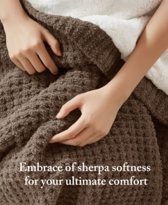 Rowan Waffle Knit Chenille Throw, 50" x 60"