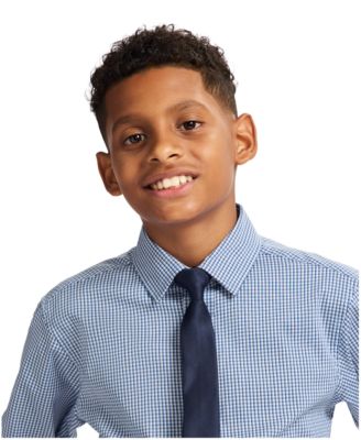 Boys' 8-20 Long Sleeve Stretch Murray Check Shirt