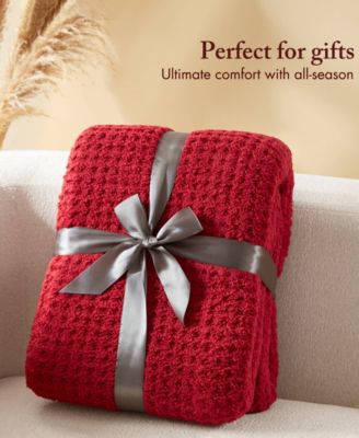 Rowan Waffle Knit Chenille Throw, 50" x 60"