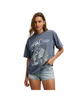 Women's The Lcn Music Boxy Graphic Tee