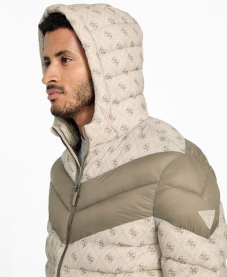 Men's Color-Block Puffer Jacket