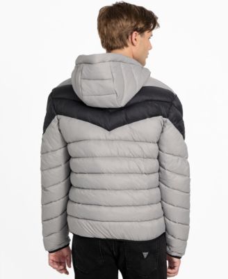 Men's Color-Block Puffer Jacket