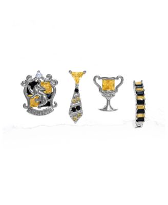 Harry Potter Hufflepuff House Crystal Earring Set