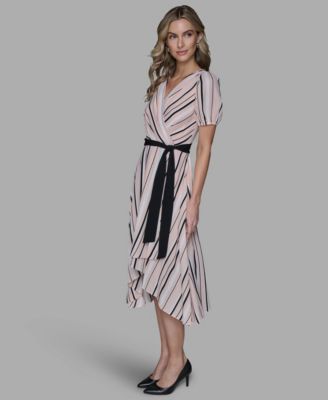 Women's V-Neck Midi Dress