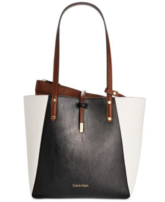 Calvin Klein Bag-in-Bag Medium Reversible Colorblock Tote - Handbags & Accessories - Macy&#39;s