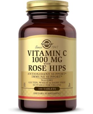 Vitamin C with Rose Hips ,1000 mg ,100 Tabs