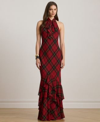 Lauren Ralph Lauren - Women's Plaid Tiered Maxi Dress