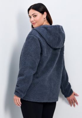 Women's Plus Size Kyla Fleece Zip Front Jacket