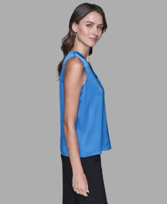 Women's Sleeveless V-Neck Top