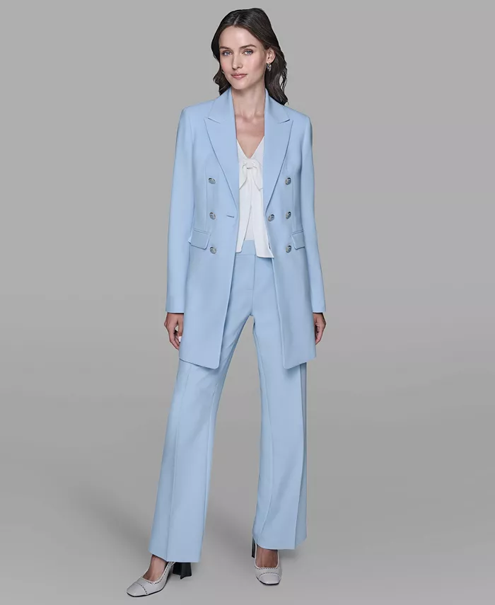 Women's Long One-Button Blazer Jacket