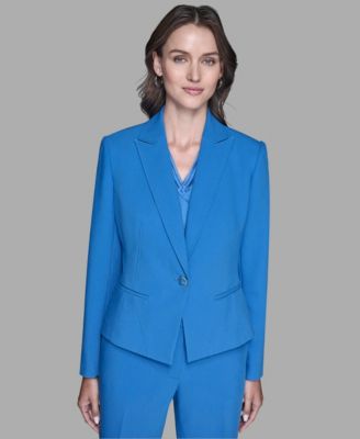 Women's Cropped One Button Jacket