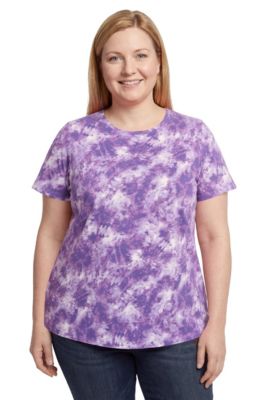 Plus Size Within Perfect Printed Short-Sleeve Crewneck Tee