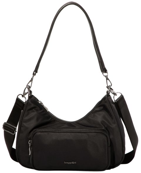 Женская сумка Baggallini Medium Size Savannah Crossbody, цвет: Чёрный