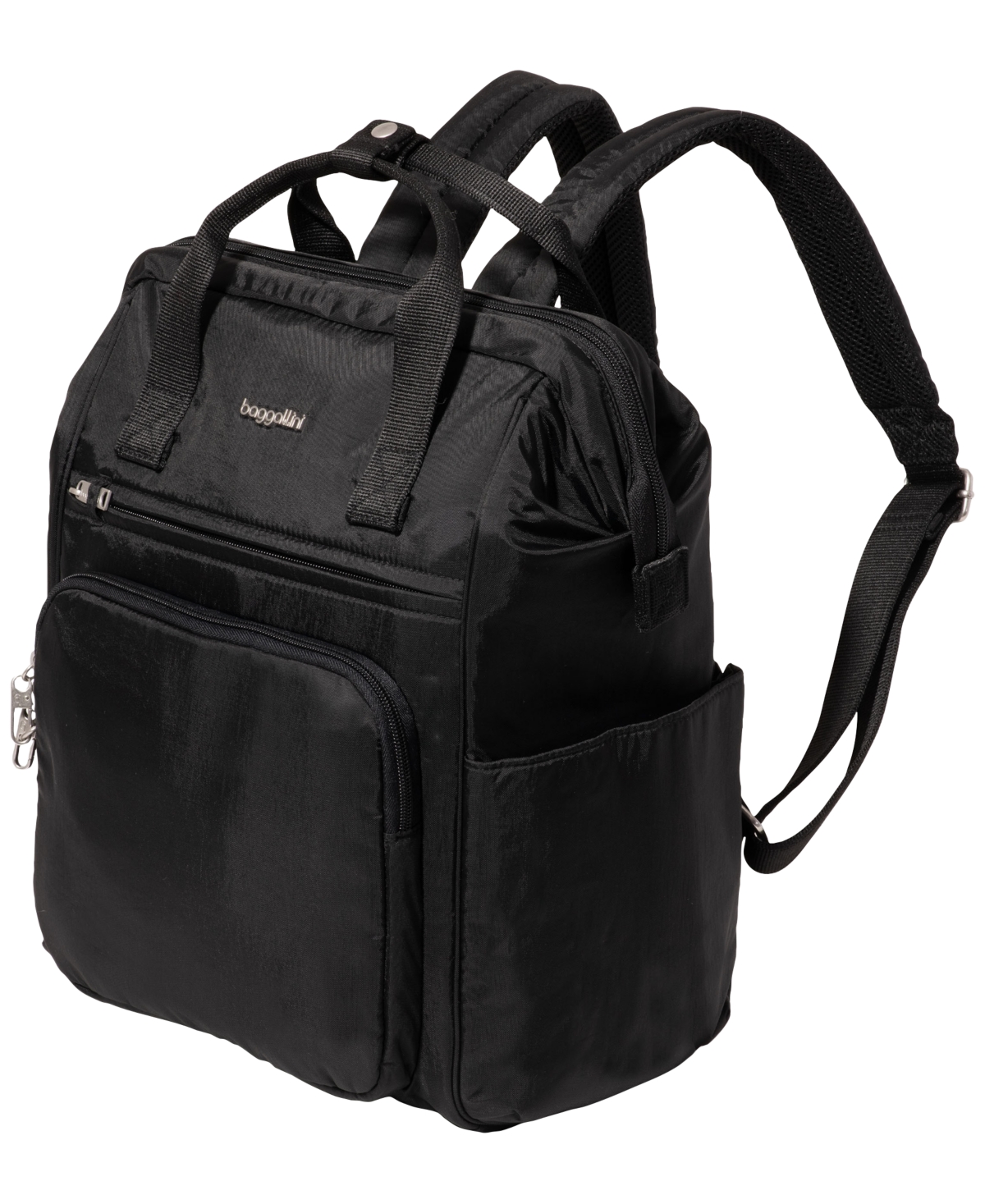 Baggallini Securtex Anti-theft Windsor Backpack In Black