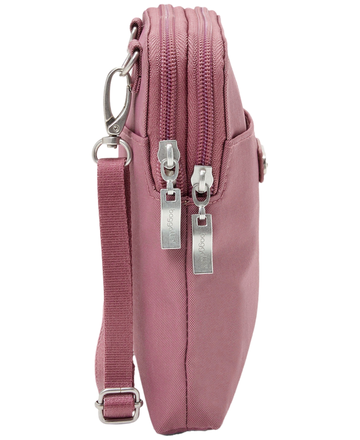 Baggallini Take Two Rfid Bryant Crossbody In Pink